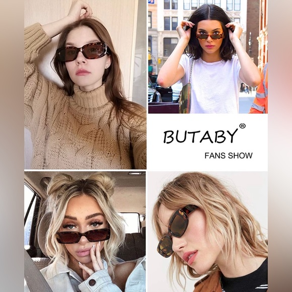 NWOT tortoise shell retro sunglasses - Picture 4 of 4